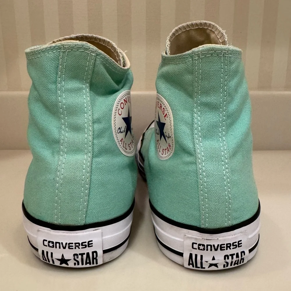 Converse Chuck Taylor All Star High Top Beach Glass Green Sneakers - Picture 8 of 16